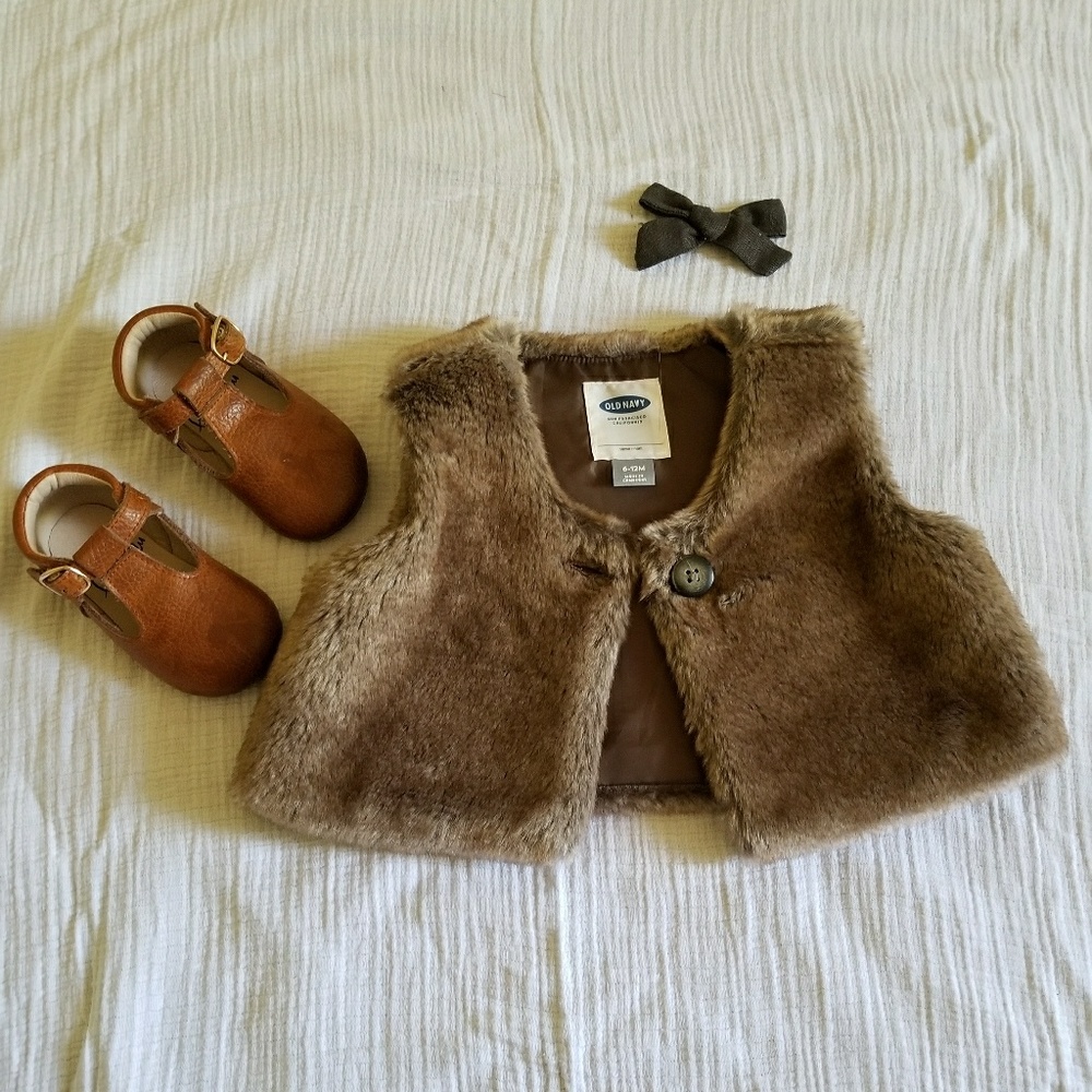 Babygirl Faux fur vest